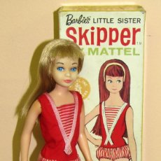 Barbie y Ken: ANTIGUA MUÑECA SKIPPER, DE MATTEL - EN SU CAJA ORIGINAL - AÑO 1964 - PRIMER MODELO