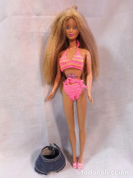 Opaco sin embargo Panorama muñeca barbie con conjunto de bañador, falda te - Compra venta en  todocoleccion