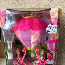 Barbie y Ken: BARBIE MATTEL GLOBO CARROZA Y KEN