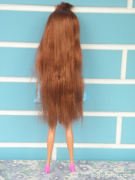 BARBIE MATTEL PARRUCCA CAPELLI CASTANI HAIR VINTAGE