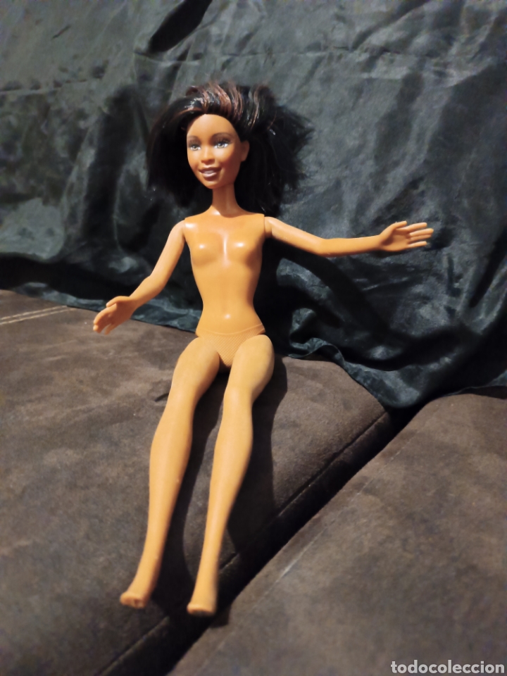 Barbie y Ken: MU&Ntilde;ECA BARBIE NEGRITA MATTEL 2001 - Foto 2