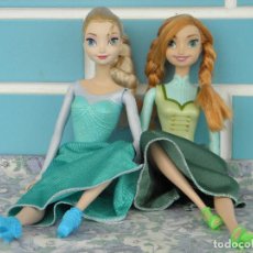 Barbie y Ken: LOTE MUÑECAS ANNA Y ELSA DE FROZEN DEL SET BICICLETA TÁNDEM DE MATTEL DISNEY. Lote 381018899