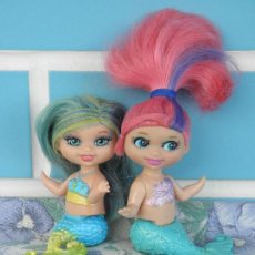 Barbie y Ken: LOTE DE DOS SIRENITAS MERFAIRIES DE BARBIE FAIRYTOPIA MERMAIDIA DE MATTEL. Lote 381019304