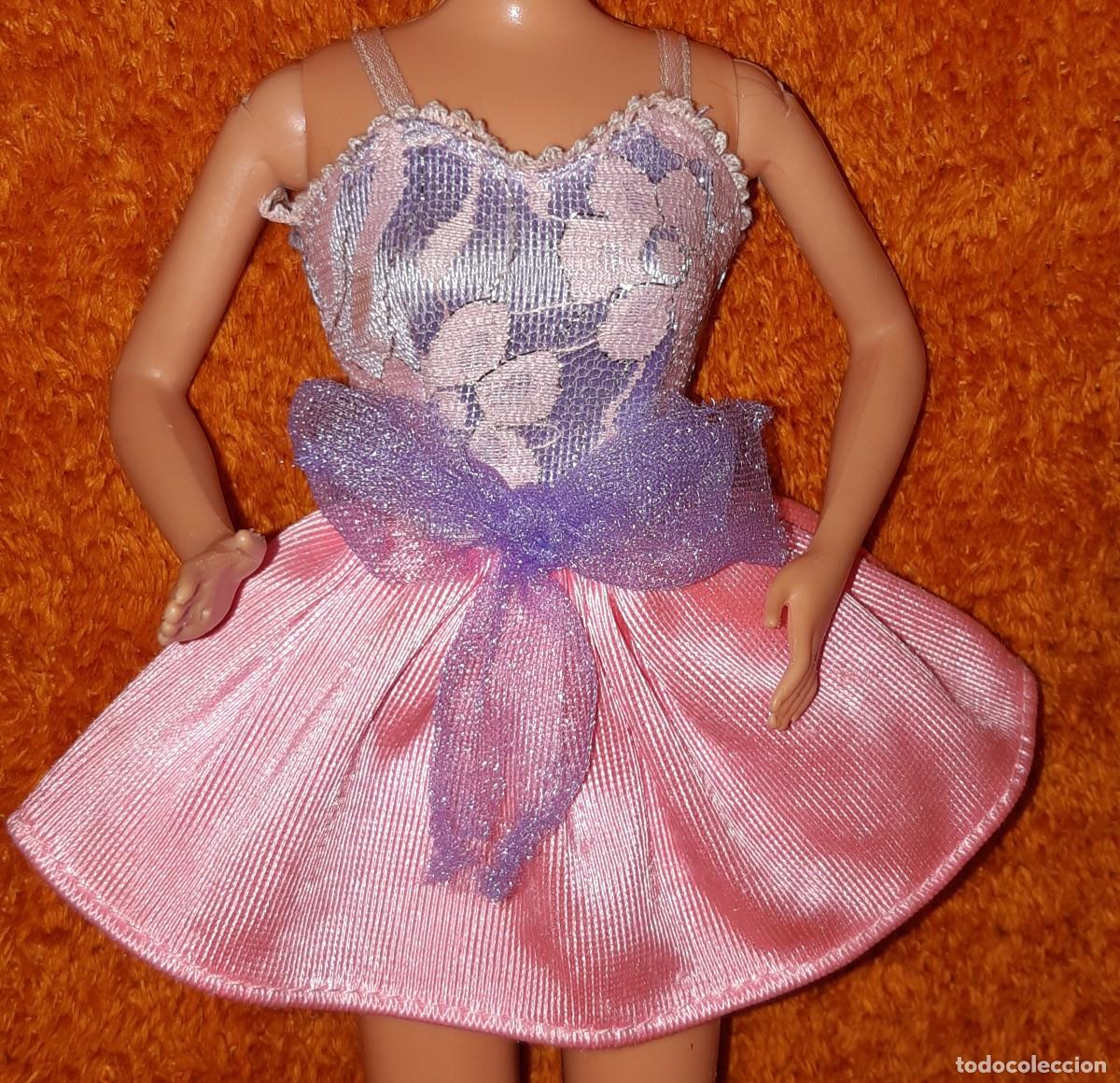 Barbie y Ken: VESTIDO A&Ntilde;OS 90 BARBIE MATTEL - Foto 1