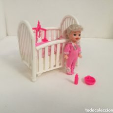 Barbie y Ken: SHELLY BEDTIME FUN 1994 KELLY CUNA AÑOS 90 BARBIE. Lote 402354869