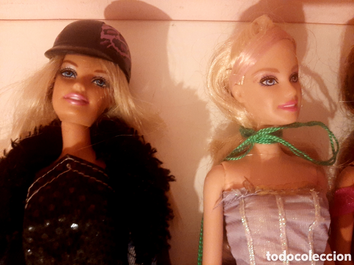 Barbie y Ken: LOTE 4 BARBIES MATTEL - Foto 3