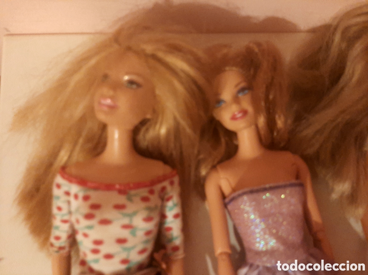 Barbie y Ken: LOTE 4 BARBIES MATTEL - Foto 3