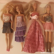 Barbie y Ken: LOTE 4 BARBIES MATTEL