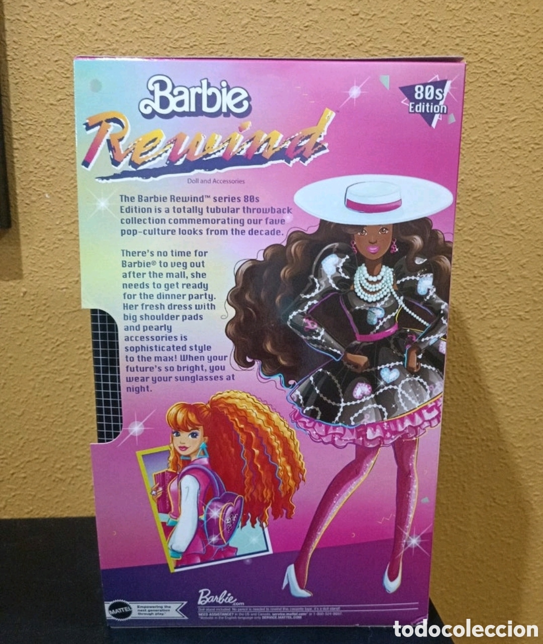 Barbie Rewind '80s Edition Collectible Doll with Sophisticated Dress &  Pearly Accessories 