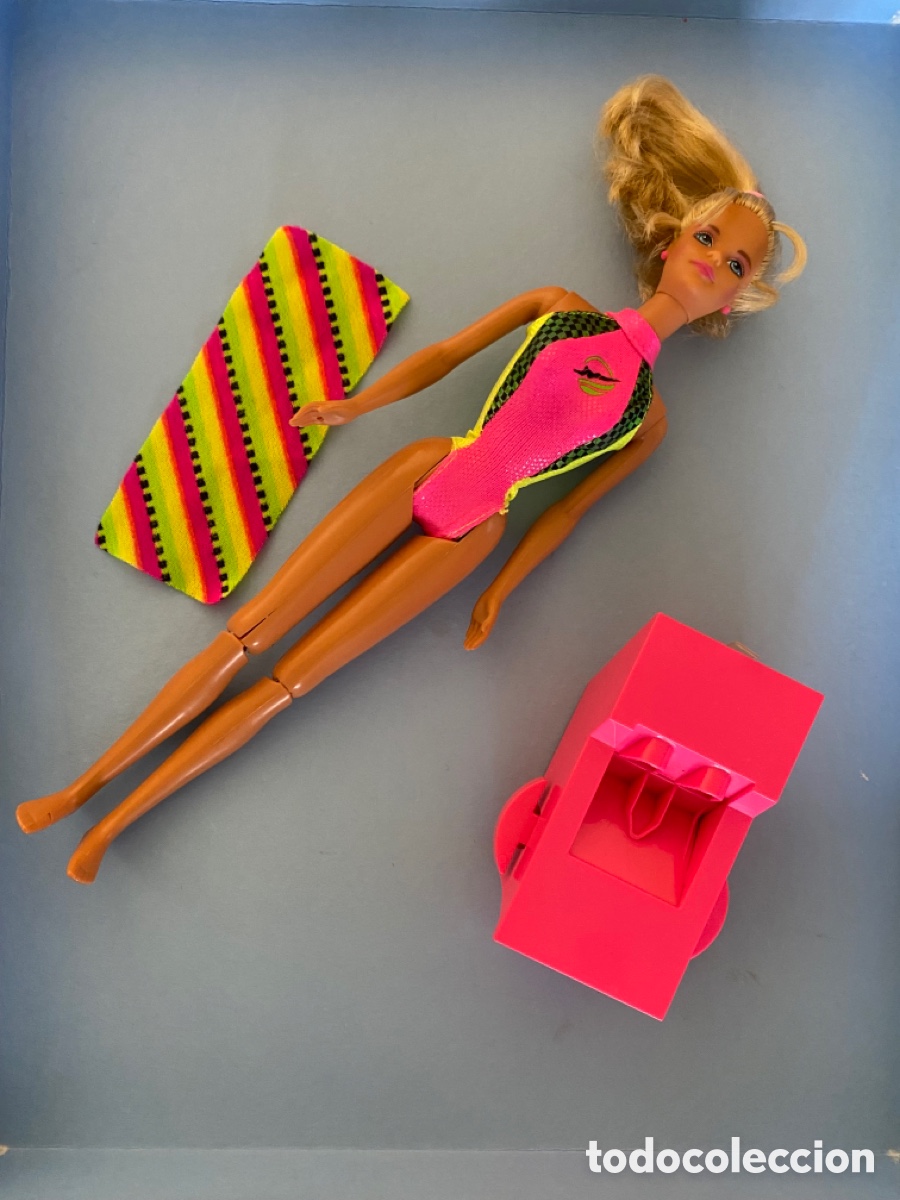 Barbie y Ken: Barbie nadadora con trampol&iacute;n - Foto 3