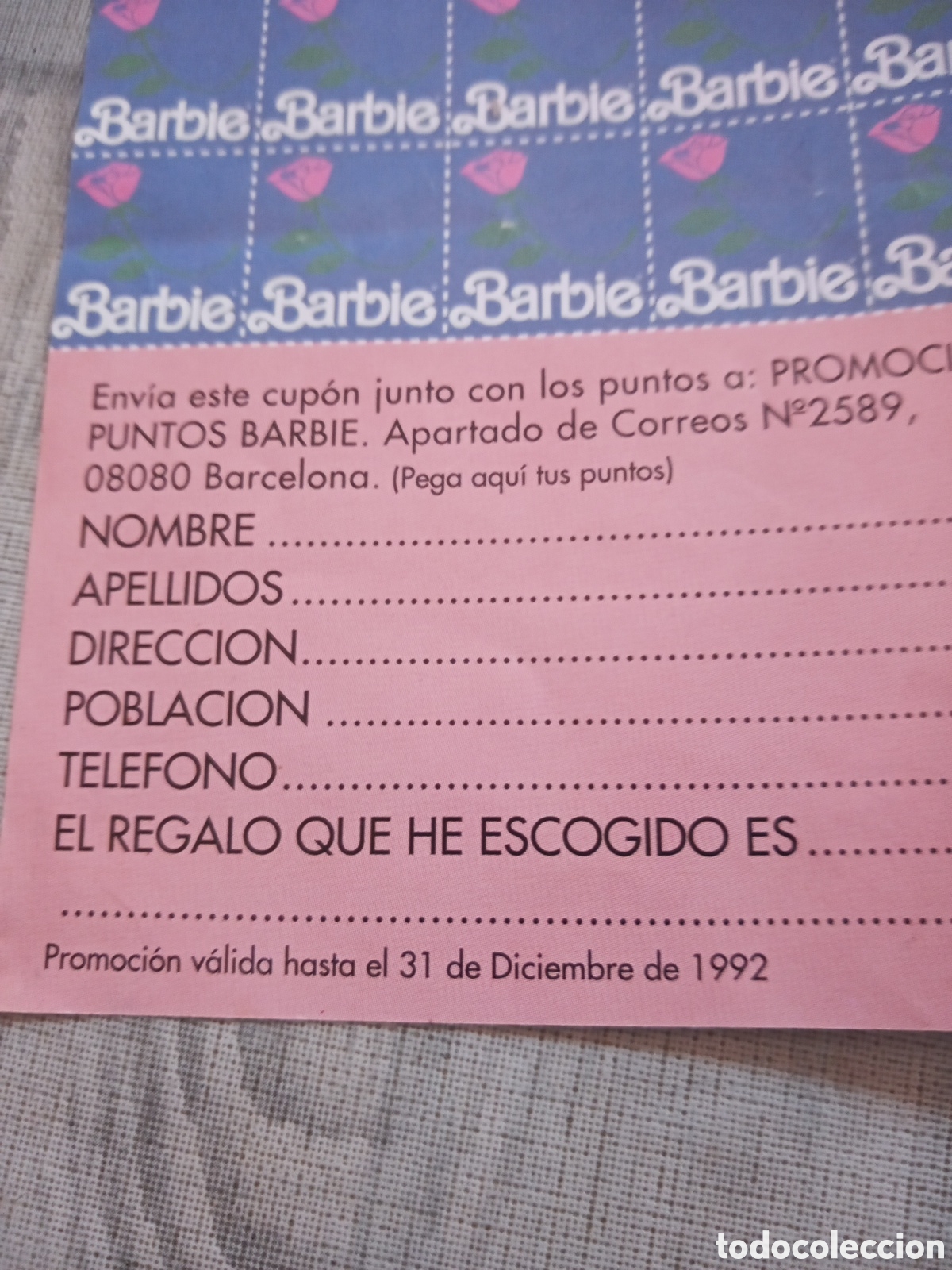 Barbie y Ken: Barbie promoci&oacute;n 1992 - Foto 3