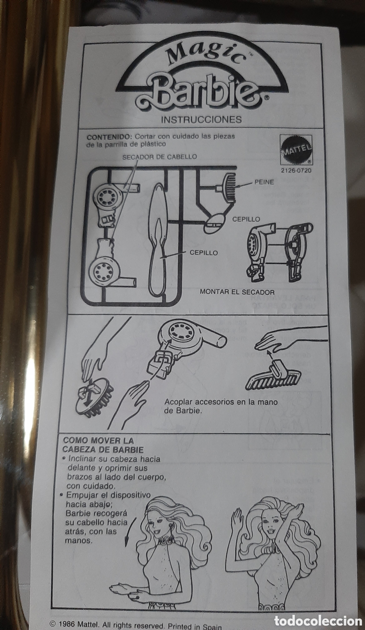 Barbie y Ken: BARBIE INSTRUCIONES ORIGINALES - Foto 3