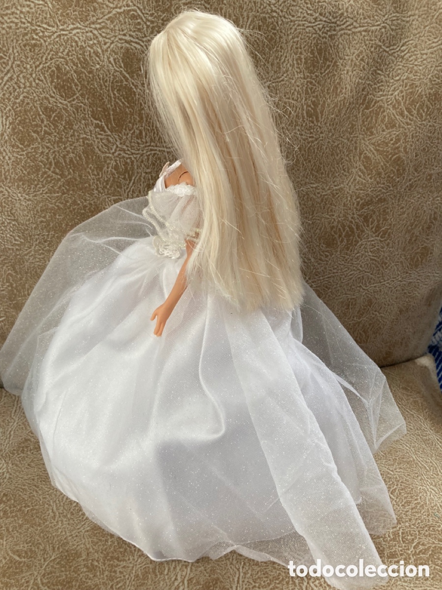 Barbie y Ken: Mu&ntilde;eca Barbie Novia de cuento - Foto 4