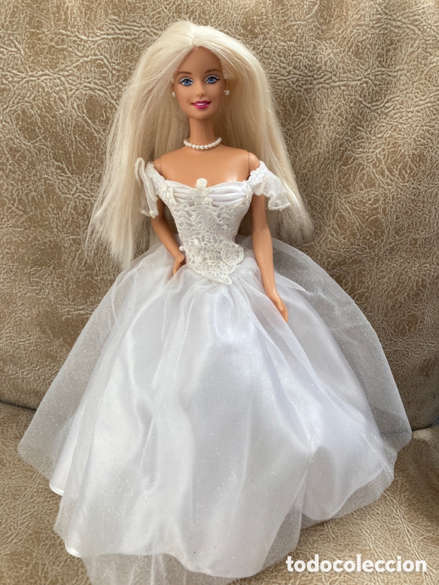 Barbie y Ken: Mu&ntilde;eca Barbie Novia de cuento - Foto 1