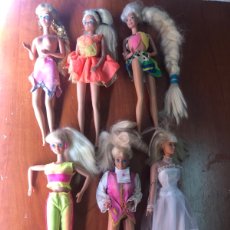 Barbie y Ken: BARBIE MATTEL-LOTE 6 MUÑECAS.