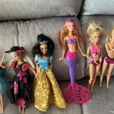 Barbie y Ken: LOTE MUÑECAS BARBIES ANTIGUAS-COLECCION 6 UNIDADES