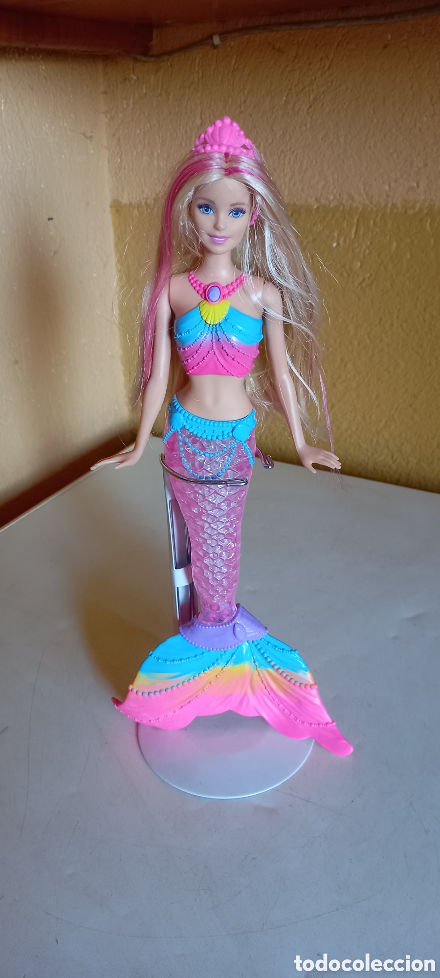Barbie y Ken: MU&Ntilde;ECA BARBIE SIRENA CON LUCES - Foto 2