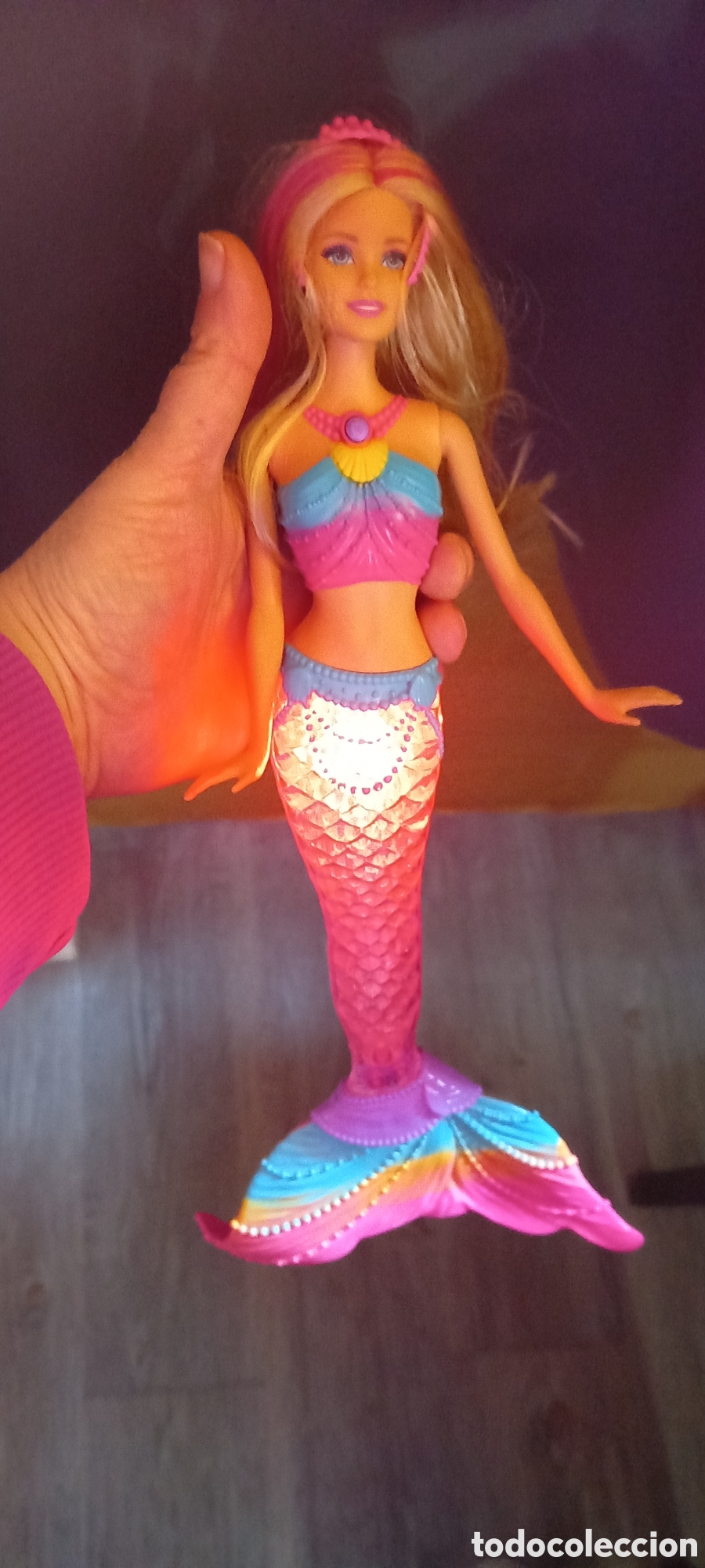 Barbie y Ken: MU&Ntilde;ECA BARBIE SIRENA CON LUCES - Foto 12