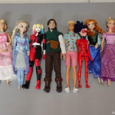 Barbie y Ken: LOTE 8 MUÑECAS - BARBIE- DISNEY - ETC (C32)