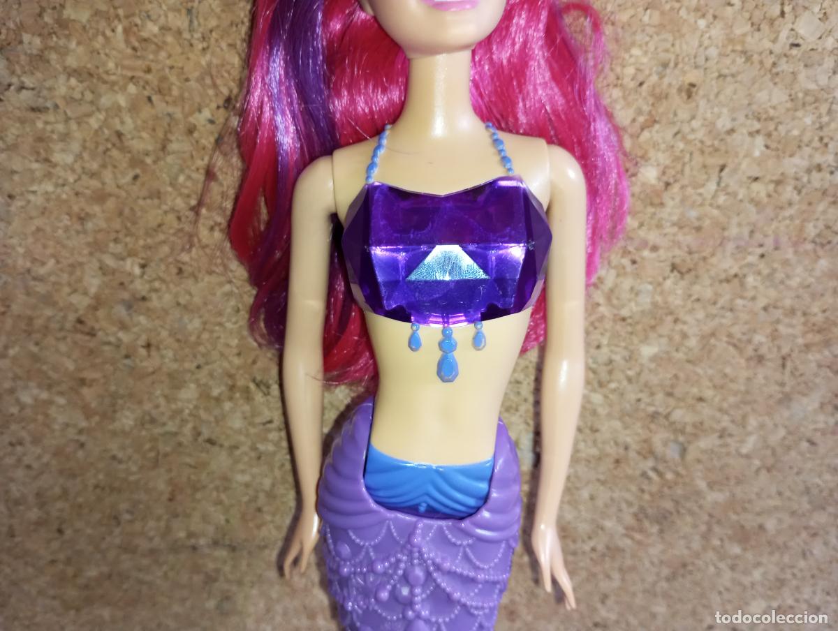Barbie y Ken: mu&ntilde;eca Barbie sirena Dreamtopia - Foto 4