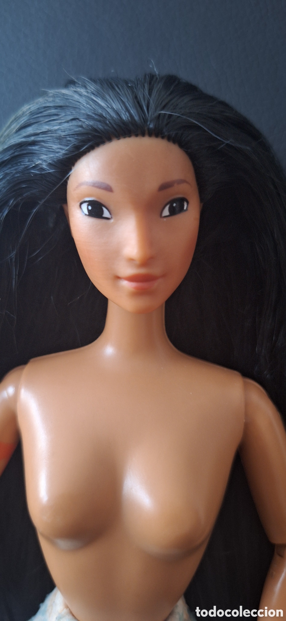 Barbie y Ken: Barbie Pocahontas modelo canoa - Foto 2