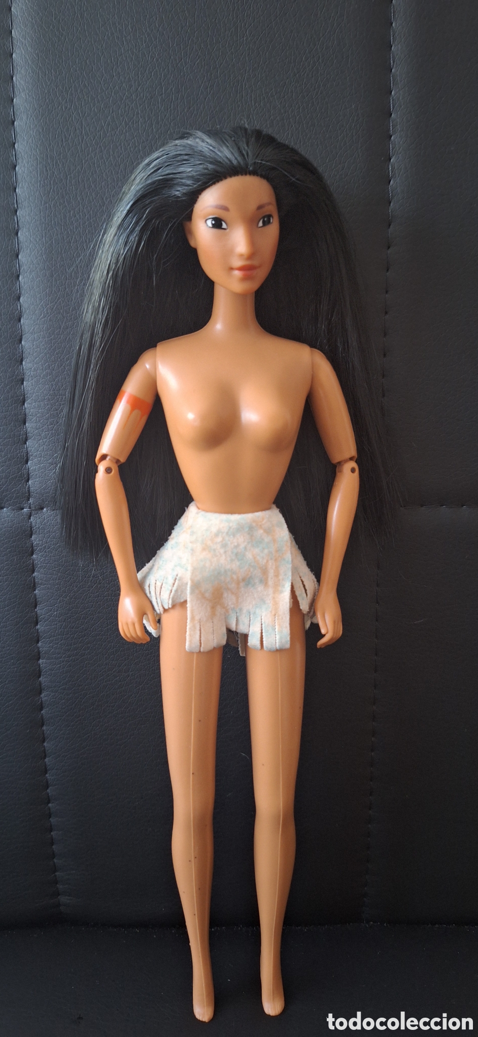 Barbie y Ken: Barbie Pocahontas modelo canoa - Foto 1