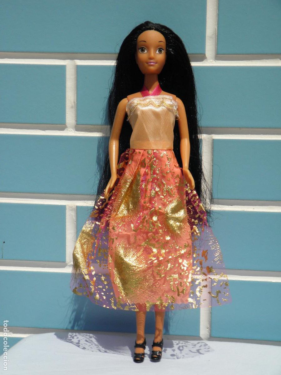 Barbie y Ken: Antigua mu&ntilde;eca Princesa Jasmine de Disney, Simba - Foto 1