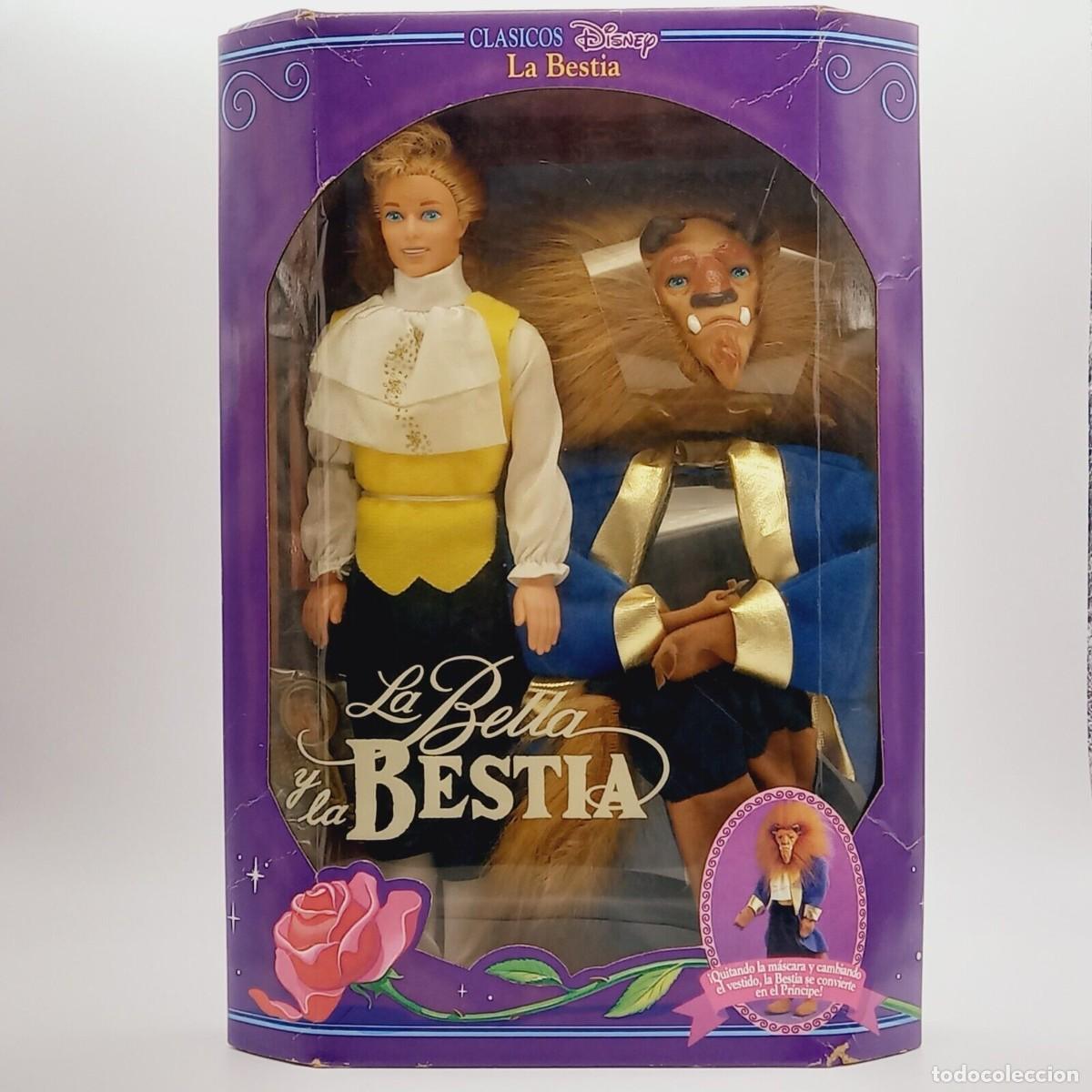 muñeco la bella y la bestia disney 1992 mattel - Compra venta en  todocoleccion