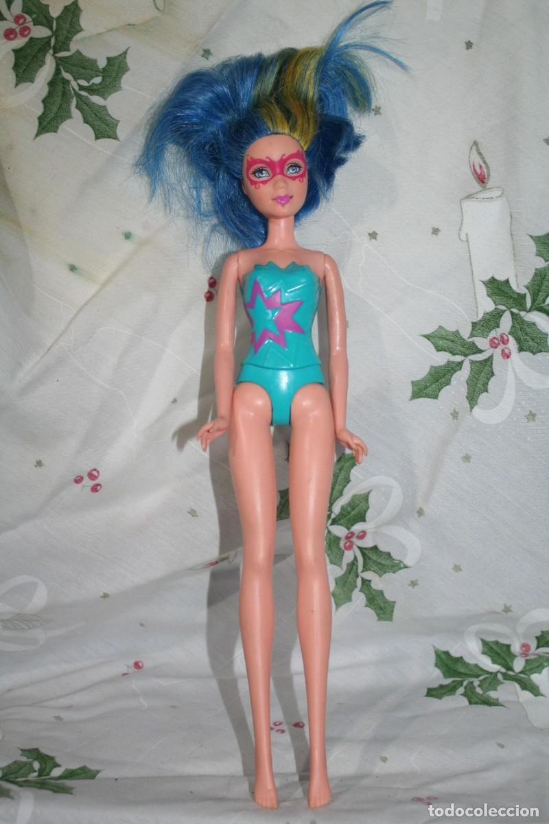 Barbie y Ken: mu&ntilde;eca barbie 2004 pelo azul - Foto 2