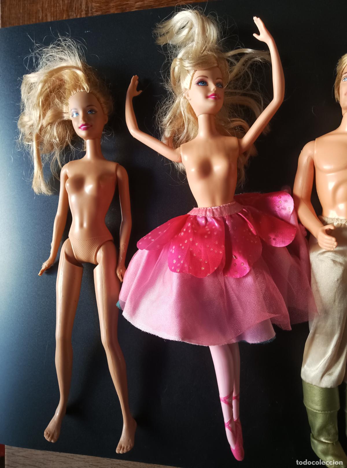 Barbie y Ken: LOTE DE 4 BARBIE & 1 KEN. - Foto 3