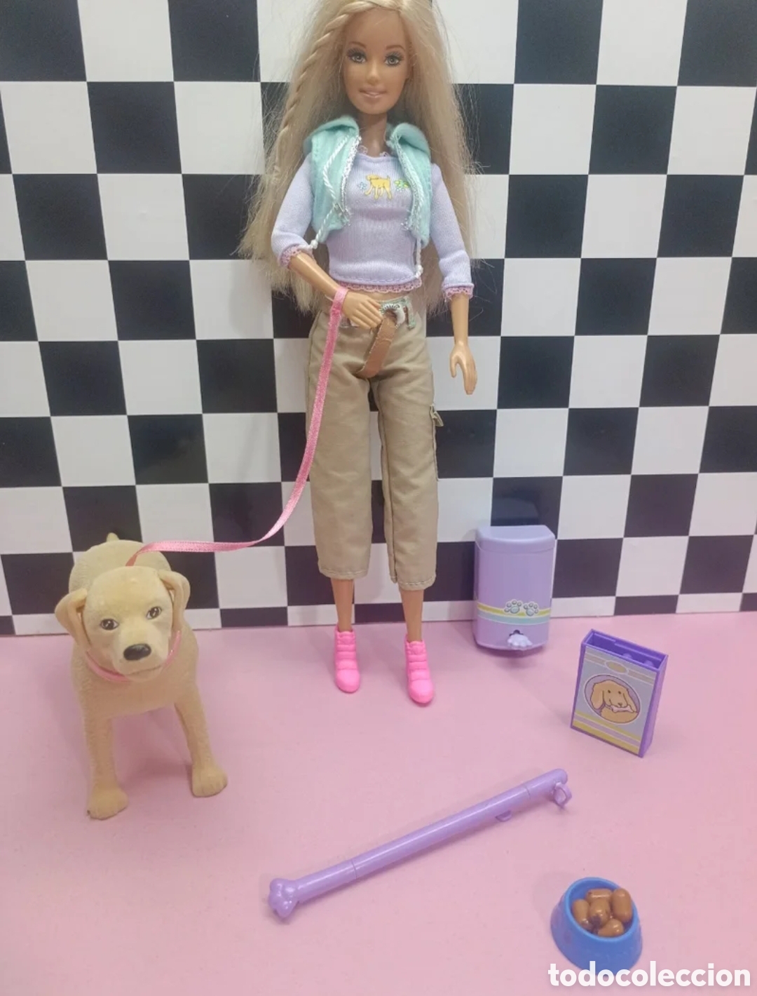 Barbie y Ken: Mu&ntilde;eca Barbie y su perrita tanner - Foto 2