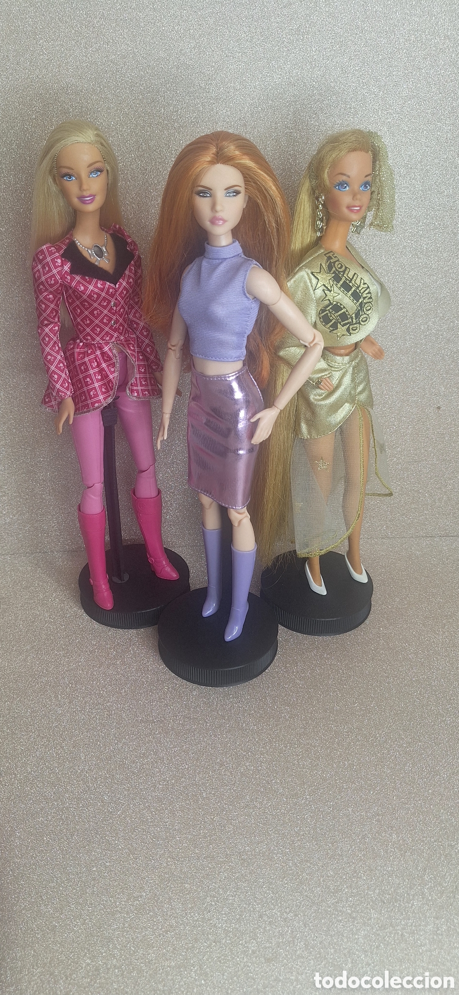 Barbie y Ken: Lote de 5 peanas validas para Barbie - Foto 1