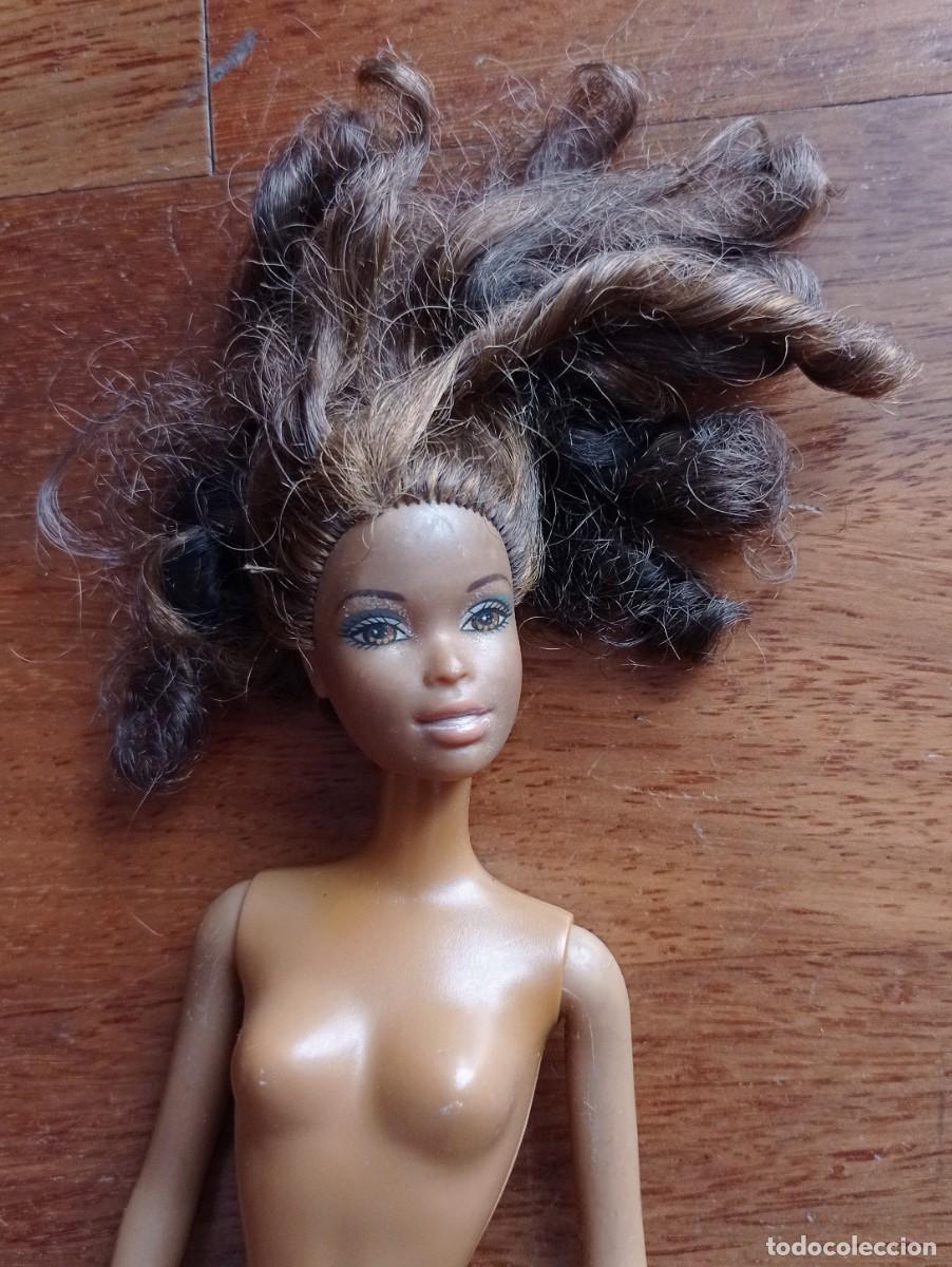 Barbie y Ken: MU&Ntilde;ECA BARBIE NEGRA 1990 - Foto 3
