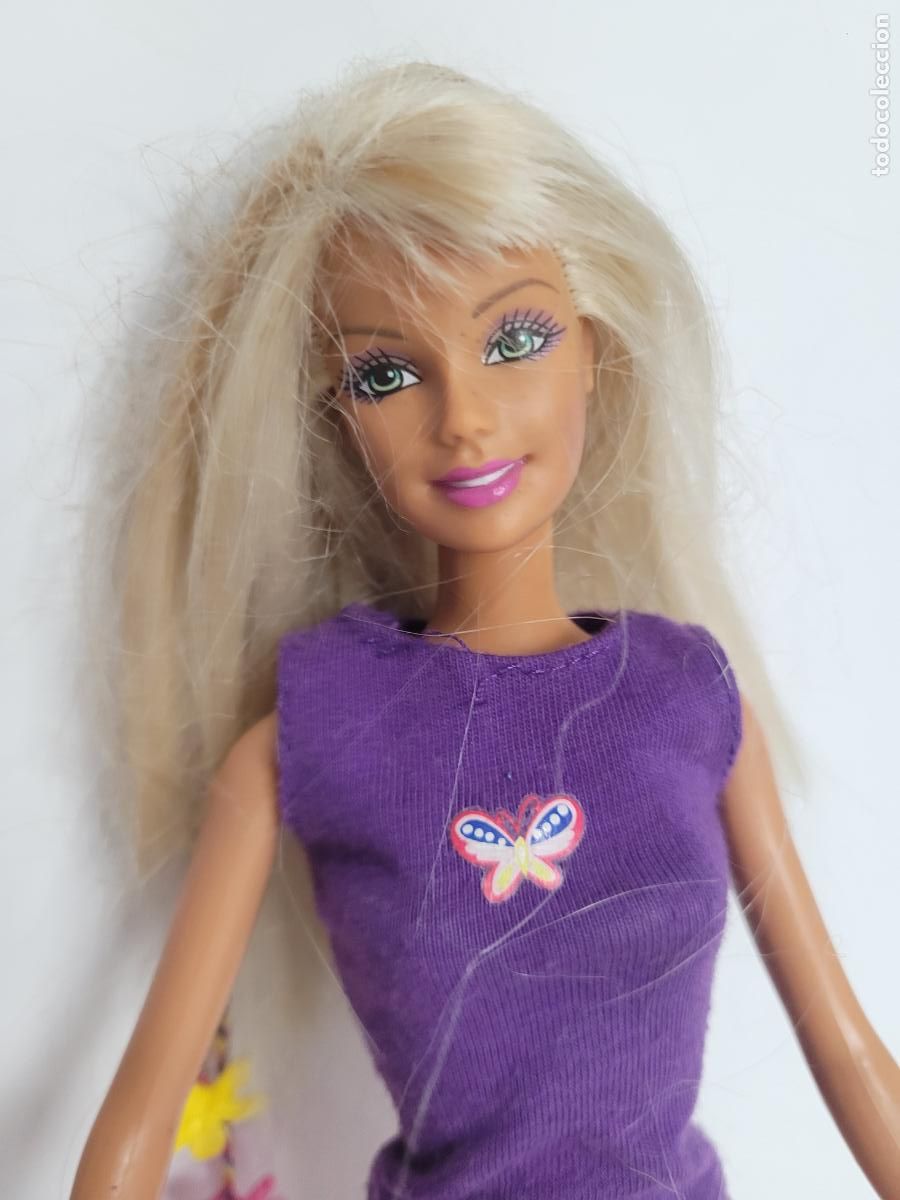 Barbie y Ken: mu&ntilde;eca barbie con mecha o rasta - Foto 2