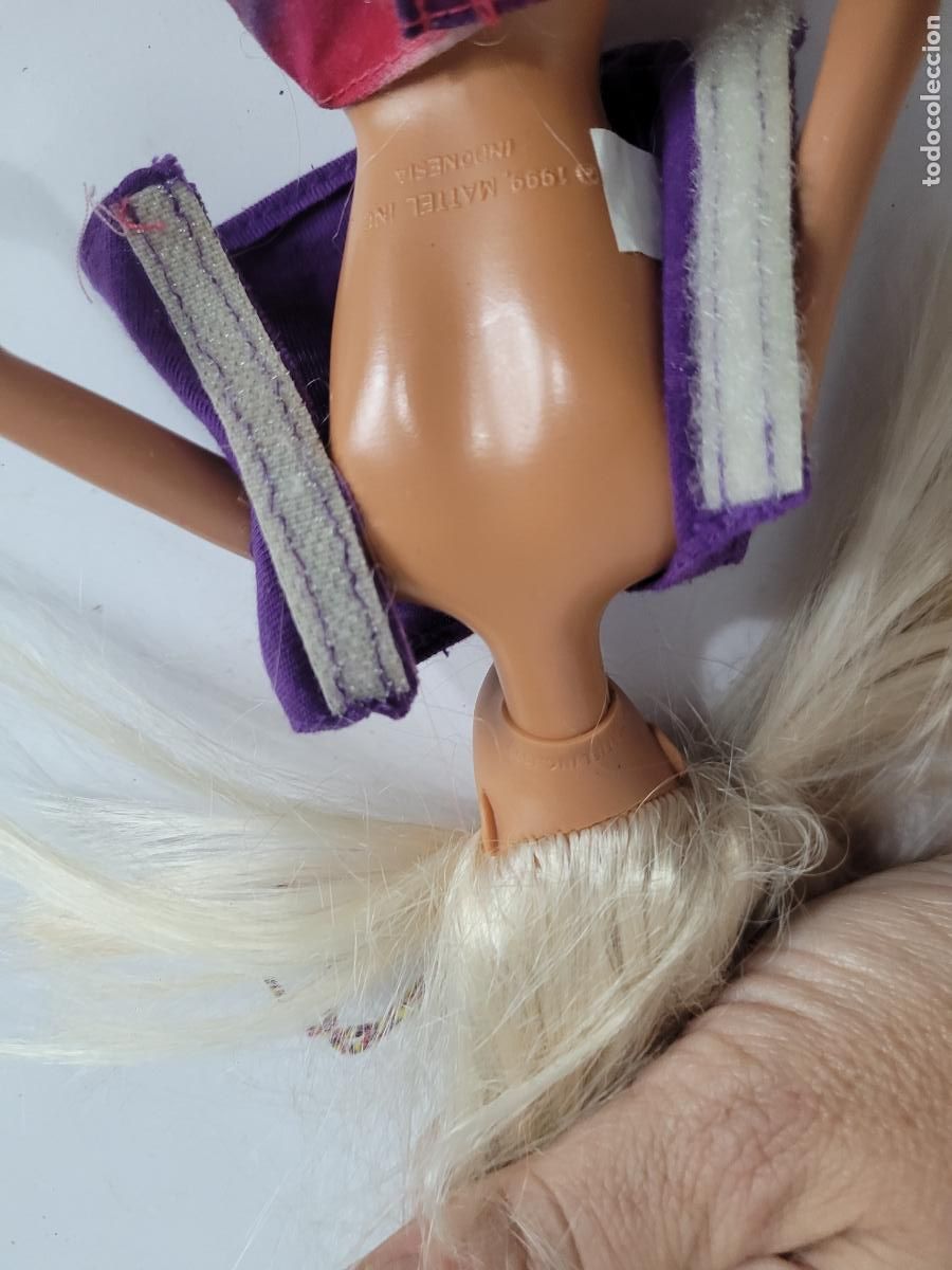 Barbie y Ken: mu&ntilde;eca barbie con mecha o rasta - Foto 9