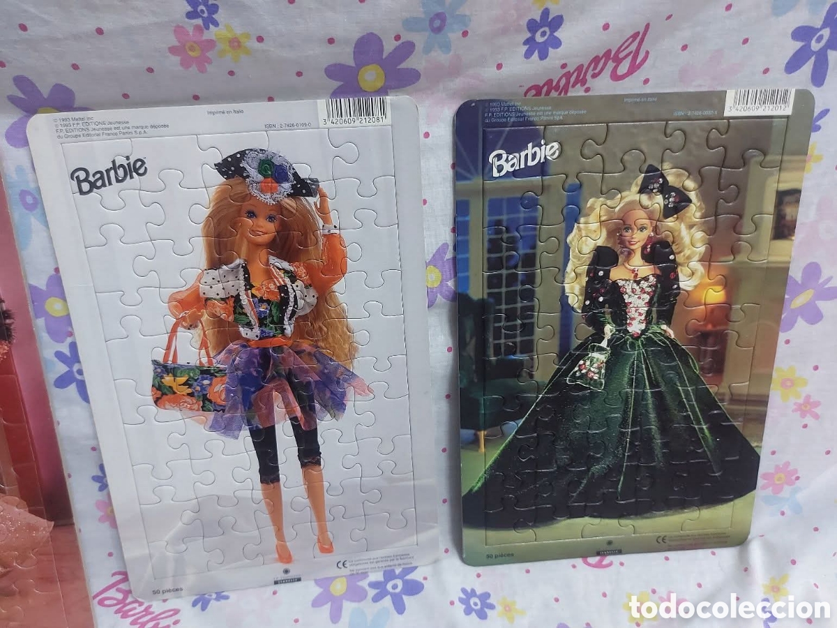 Barbie y Ken: Puzles y pegatinas barbie - Foto 2