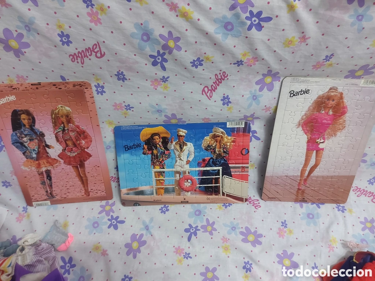 Barbie y Ken: Puzles y pegatinas barbie - Foto 5
