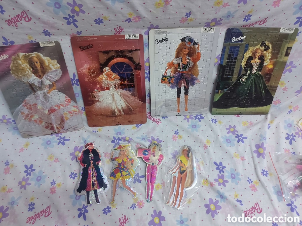 Barbie y Ken: Puzles y pegatinas barbie - Foto 1