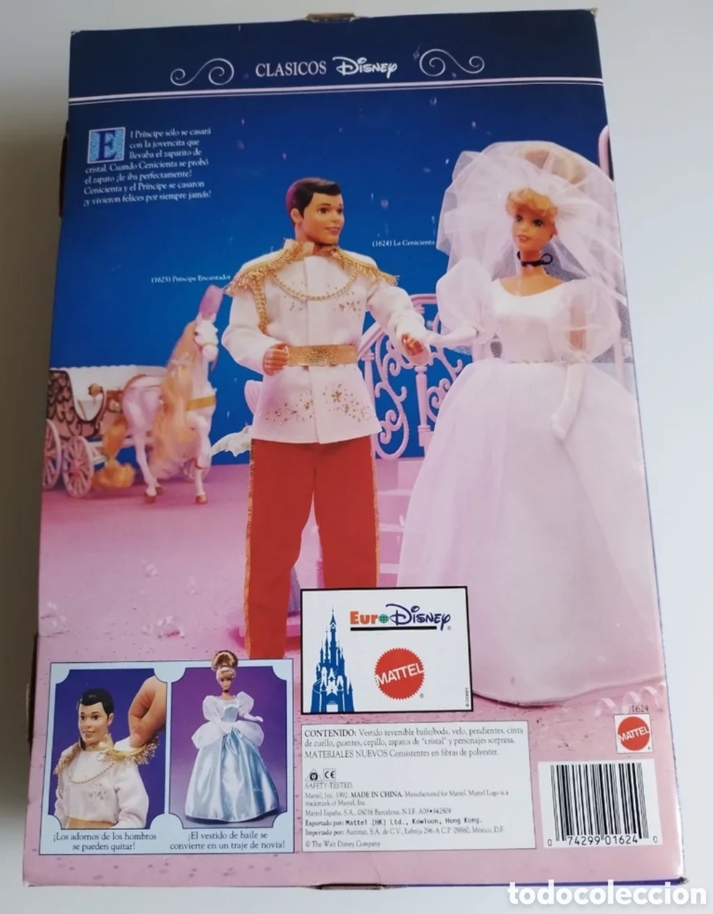 Barbie y Ken: Barbie Cenicienta mu&ntilde;eca 1991 - Foto 2