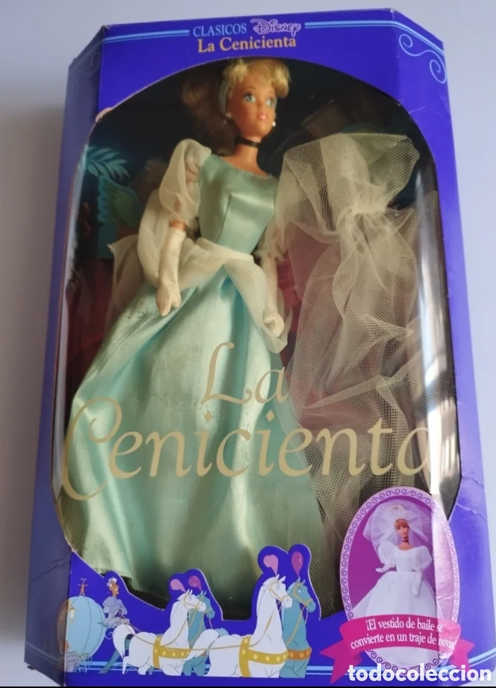 Barbie y Ken: Barbie Cenicienta mu&ntilde;eca 1991 - Foto 1