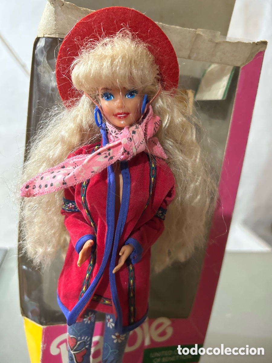 Barbie y Ken: Barbie benetton y caja - Foto 1