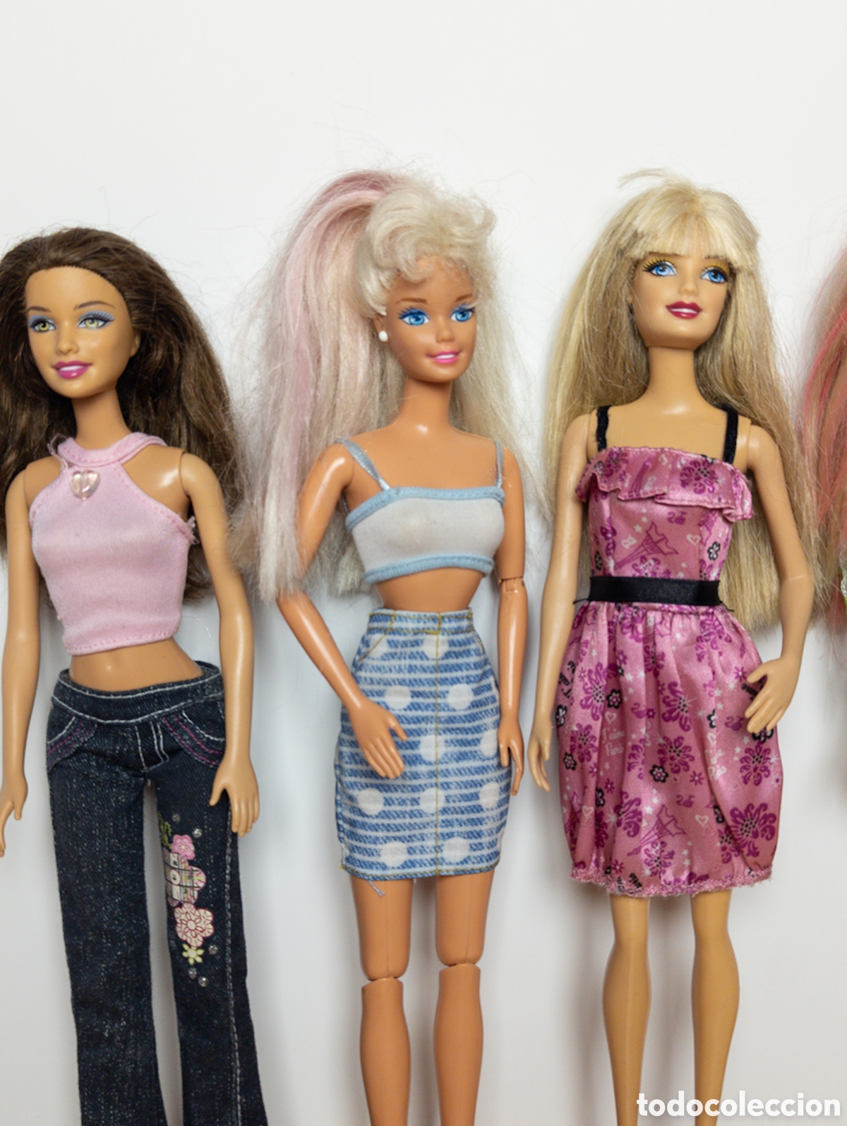 Barbie y Ken: Lote 4 mu&ntilde;ecas Barbie - Foto 4