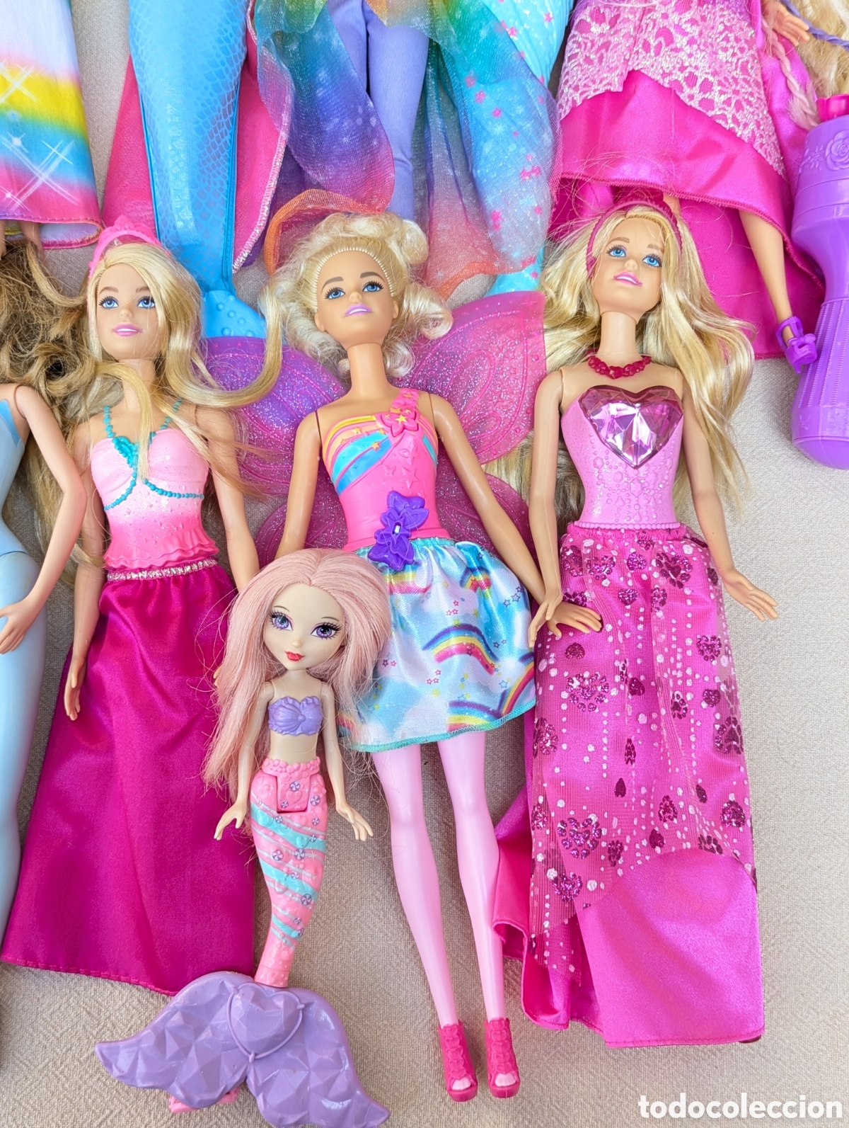 Barbie y Ken: Lote 13 mu&ntilde;ecas barbie - Foto 4