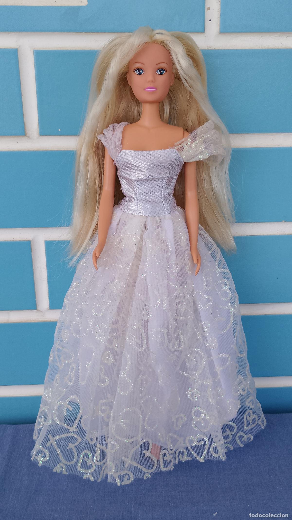 Barbie y Ken: Antigua mu&ntilde;eca Steffi Love Romantic Super Wedding de Simba, tama&ntilde;o Barbie