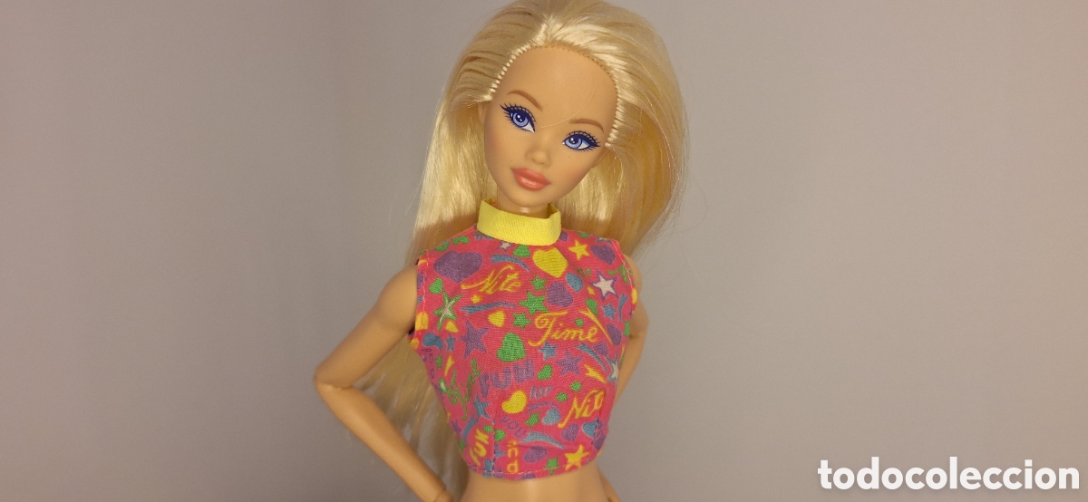 Barbie y Ken: top barbie blister a&ntilde;os 90