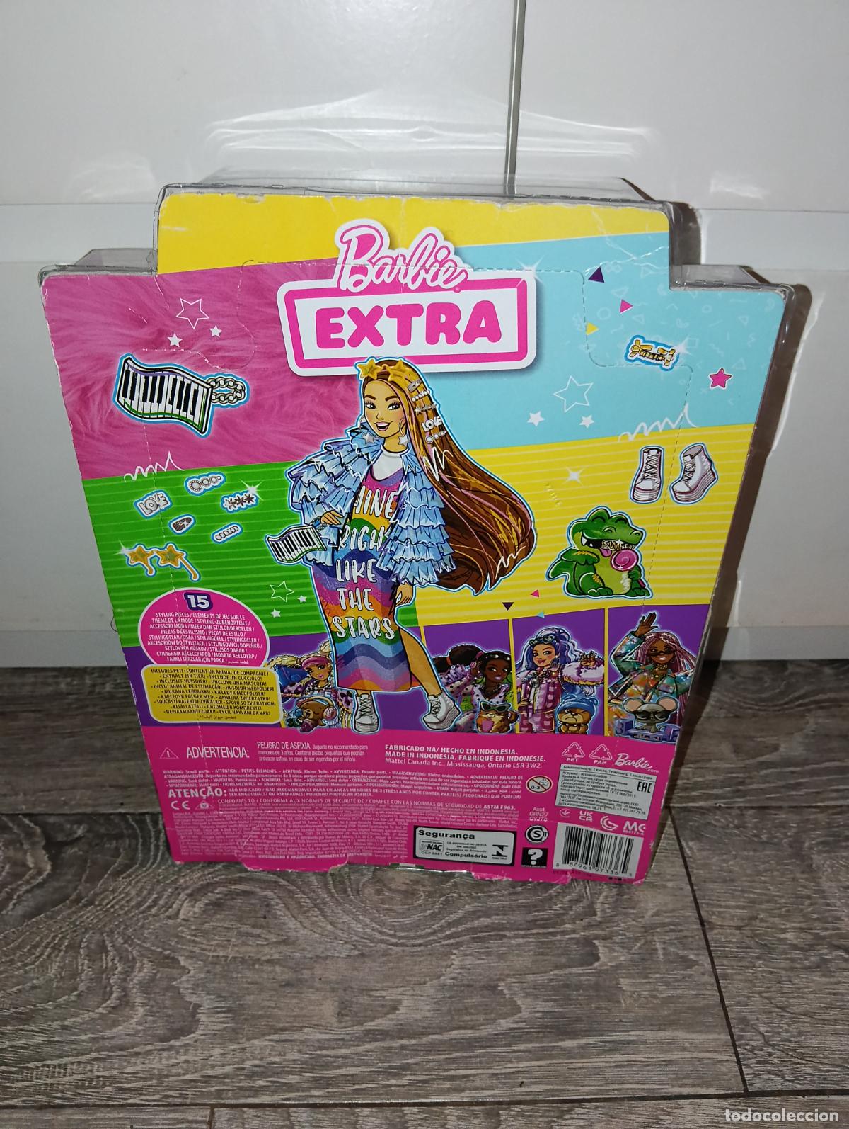 Barbie y Ken: Mu&ntilde;eca Barbie extra nueva en caja - Foto 3