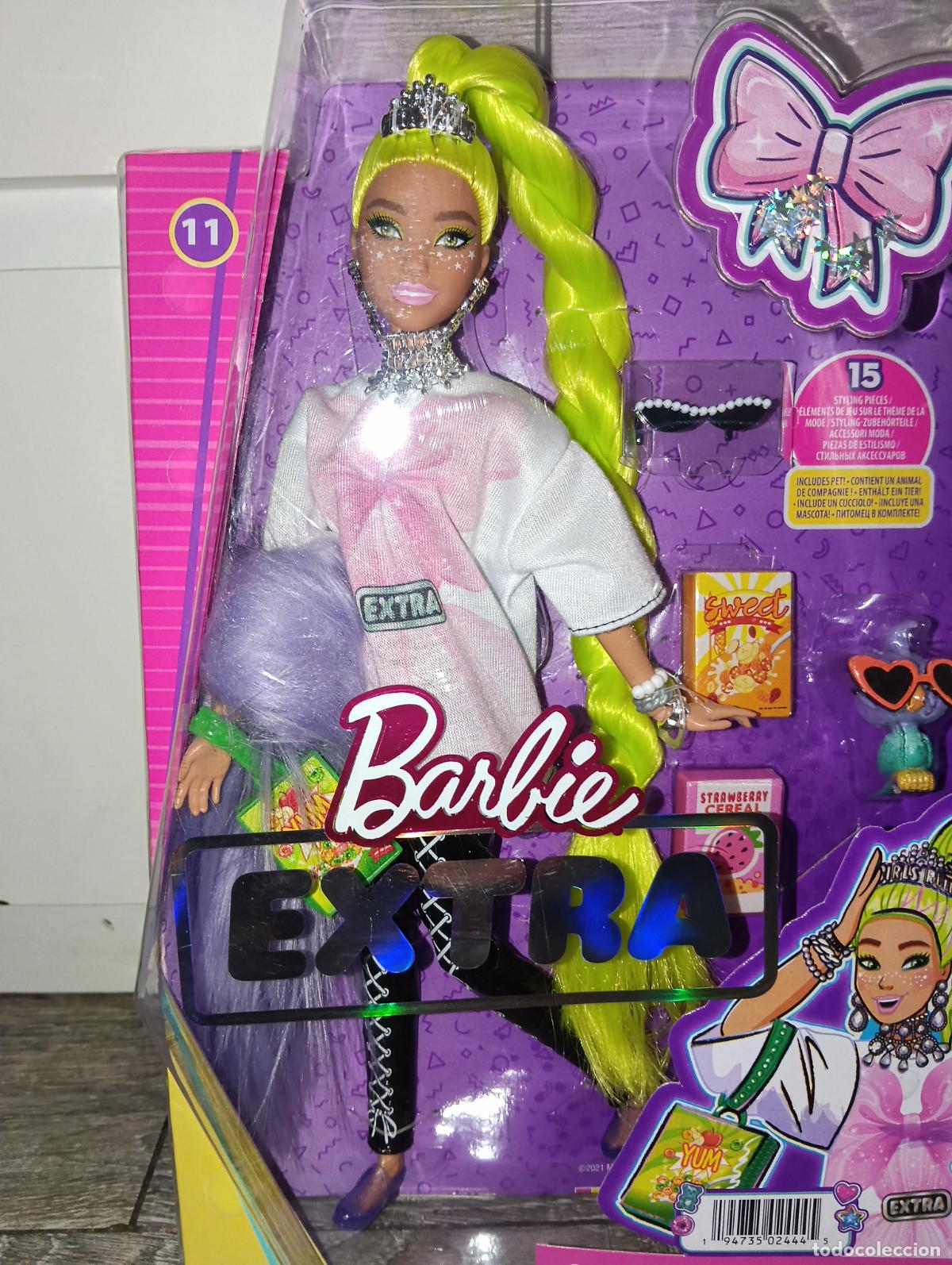 Barbie y Ken: Mu&ntilde;eca Barbie extra nueva en caja - Foto 2