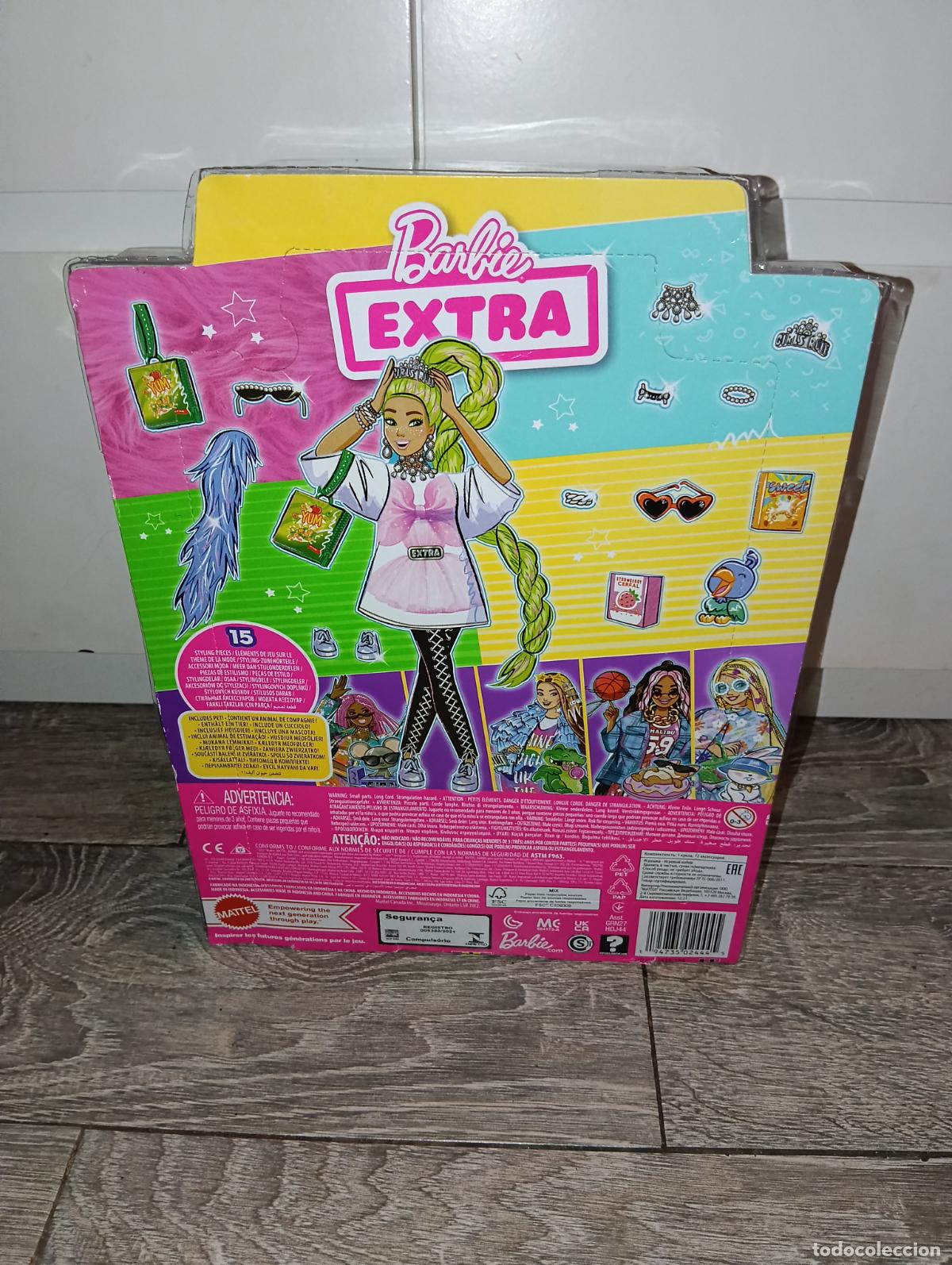 Barbie y Ken: Mu&ntilde;eca Barbie extra nueva en caja - Foto 3