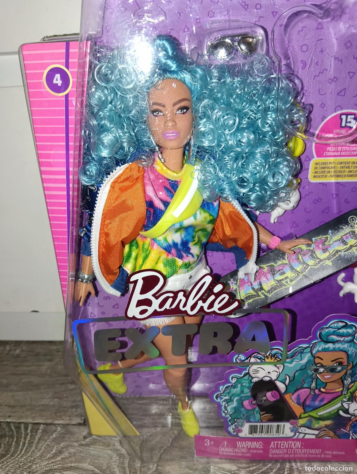 Barbie y Ken: Mu&ntilde;eca Barbie extra nueva en caja - Foto 2