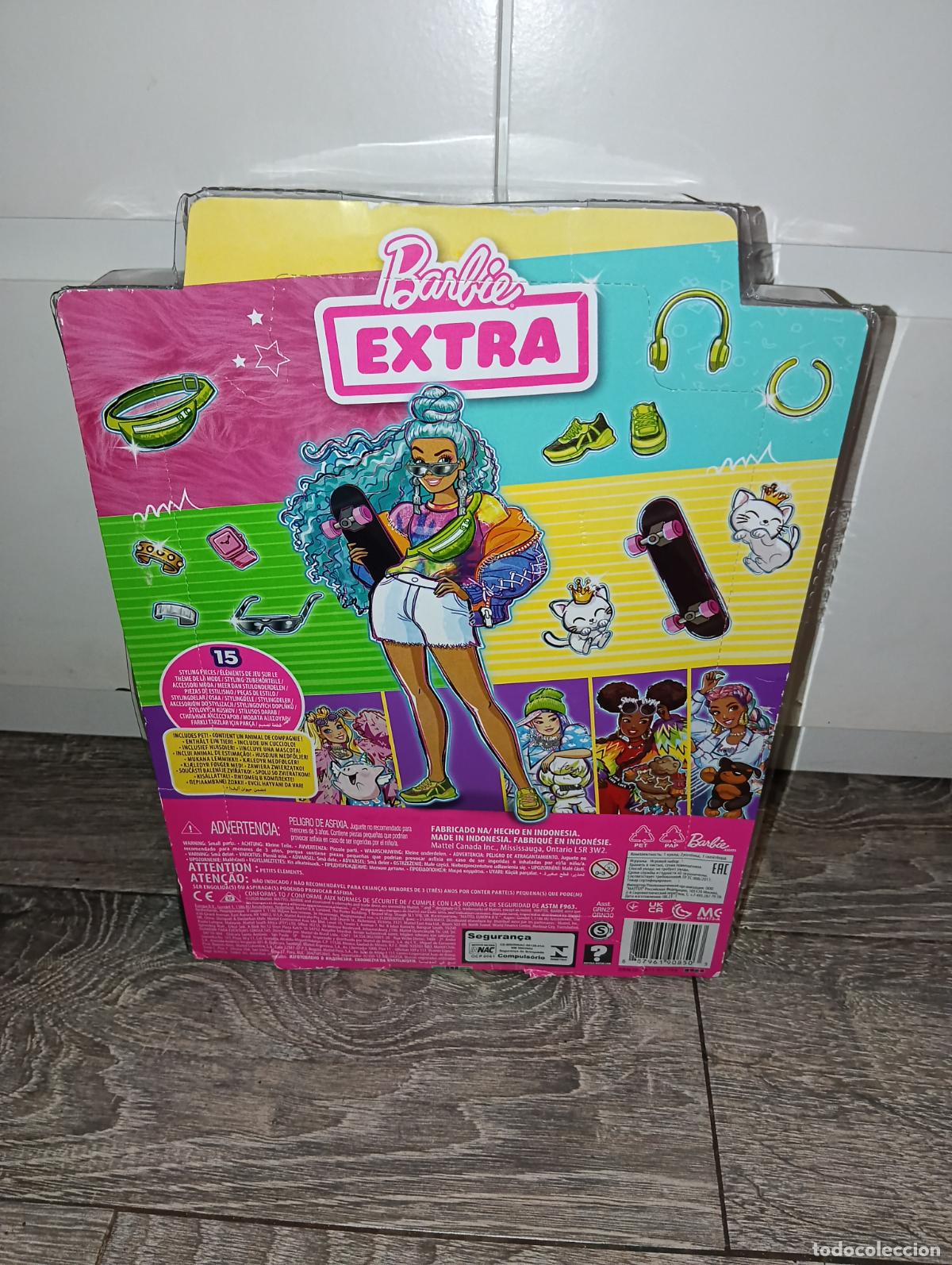 Barbie y Ken: Mu&ntilde;eca Barbie extra nueva en caja - Foto 3